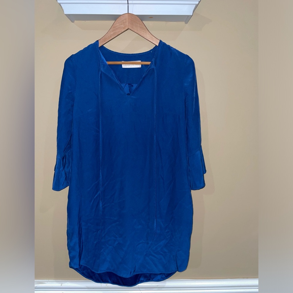 Blue bell sleeve top- Amanda Uprichard